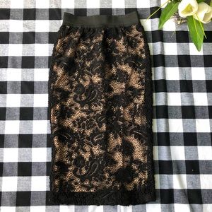 Costa Blanca MIDI Skirt w/elastic waist Size XS